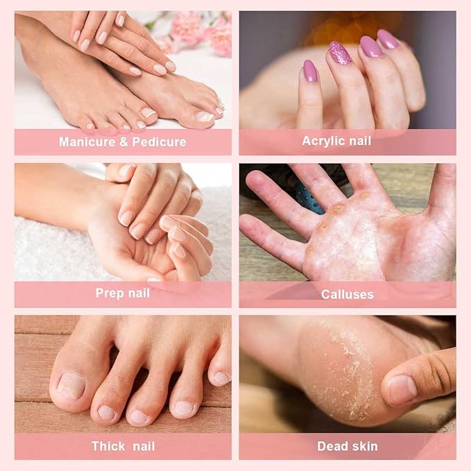Rolybag Sanding Bands for Nail Drill Sanding Bands#80#150#240 Grits 210Pcs Color Coarse Fine Nail Sanding Bands 2Pcs Nail Drill Bits 3/32" Mandrel Bits Portable Storage Box Set