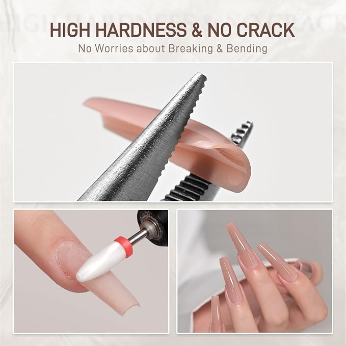 GAOY Crystal Poly Gel, 60g Nail Extension Enhancement Builder Gel, for Beginner & Professional Nail Art Salon DIY at Home, Nude Brown 02