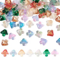 70Pcs Glow in The Dark Mushroom Nail Charms Luminous Resin Mushroom Nail Art Charms with Glitter Sequins Cute Nail Art Decoration for Manicure