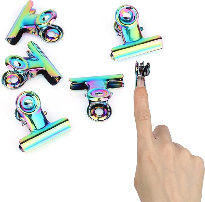 5pcs Nail Extension Curve Clips, Stainless Curve C Nail Curvature Pinching Clips Nail Art Accessories, Finger Extension Kit DIY Manicure Tool for Women Girls