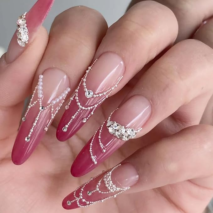 Flatback Rhinestones Nail Gems with Pickup Pencil and Tweezers, Silver Clear &Transparent AB Crystals Nail Charms Face gems, Glass Rhinestones for Nail Art Face Makeup and Manicure Decor