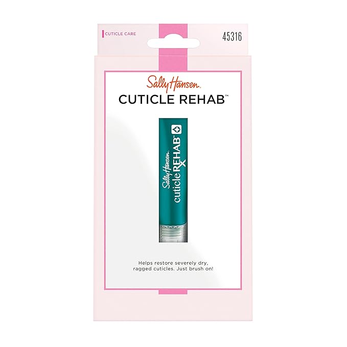 Sally Hansen Nail Treatment Cuticle Rehab™ | Moisturizing Treatment with Jasmine, Rose & Vitamin E | Hydrates Nails & Cuticles, Reduces Breakage