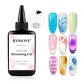 JODSONE 100ml Clear Blooming Gel Refill Bottle, Large Capacity Nail Art Blossom Gel for Marble Watercolor Floral Print Effects, Easy to Apply, DIY Salon Manicure Supplies