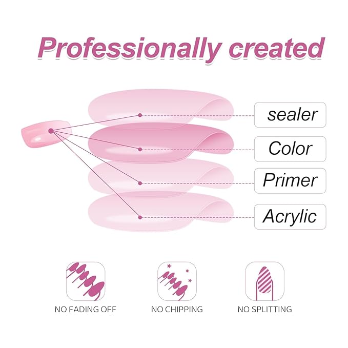 RTKHFZE Xl Press on Nails Long Square Fake Nails French Tip Glue on Nail with Designs Nails Charm and Rhinestones False Acrylic Nails Full Cover Stick on Nail for Women Nail Decorations