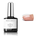 modelones Builder Rubber Gel Base Coat for Nails, Clear Rubber Base Gel Nail Polish for Strengthen/Apex Building/Enhance/Reinforced Long Lasting Fiber Protect Soak Off U V LED Gift for Thin Weak Nails