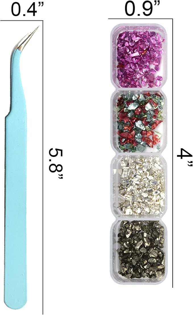 PrettyClaw Nail Art Set 28 Styles Nail Charms (1000+ Pieces) (Set #7)