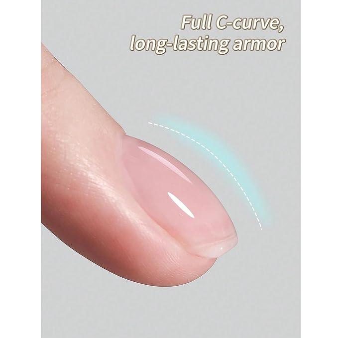 Xeijayi Clear Builder Gel for Nails 15ml – Soak-Off UV/LED – Strengthening “Builder in a Bottle” – Nail Extension & Overlay – Self-Leveling, Quick Cure, Chip-Resistant, Professional Gel