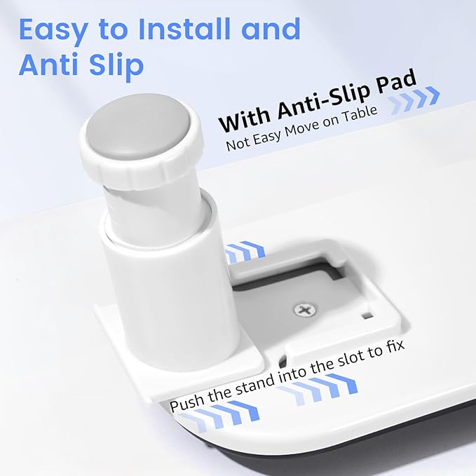 Arm Rest for Nails Tech: 3rd Generation Manicure Nail Arm Rest with Rotating Phone Stand, U-Shaped Height Adjustable Hand Rest Pillow for Acrylic Nails Black