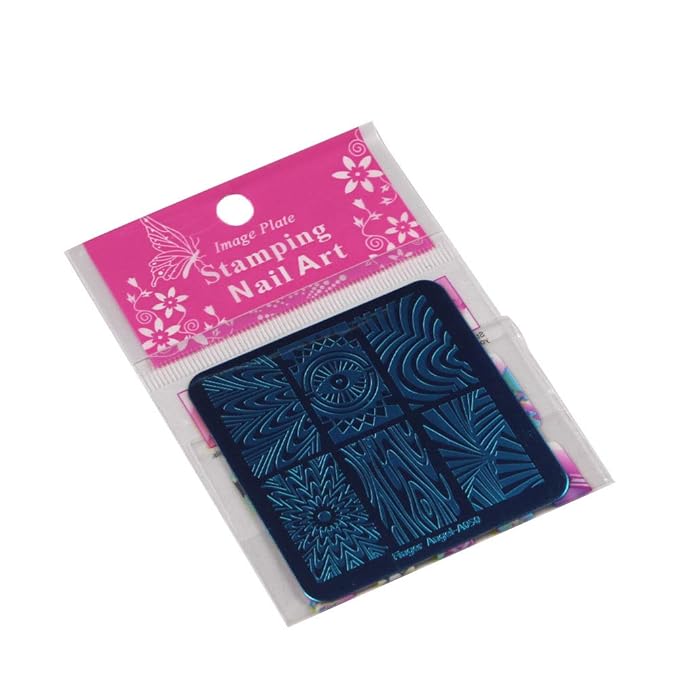 20Pcs Mix Designs Nail Plates +1 Pcs Nail Art Stamper + 1 Scraper Image Stamp Stamping Plates Manicure Template Nail Art Tools (A036-55)