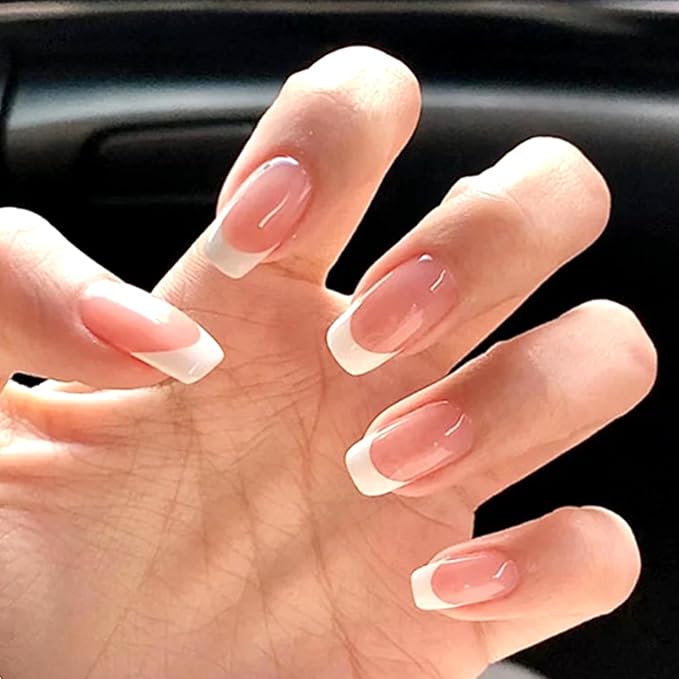 6 Packs (144 Pcs) | Reusable Press on Nails | Stick on Nails 12 Sizes-6 Styles|3D Design