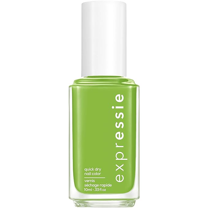 essie Expressie Nail Polish, Quick-Dry Coral-Red Nail Polish, Vegan, Ahead of the Gam(er), 0.33 fl oz