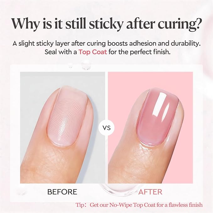 AZUREBEAUTY Builder Nail Gel, 18ml 7-in-1 Jelly Peach, Beginner Friendly, 30-Day Nail Strengthener Extension Glue, For Home Salon DIY & Gifts