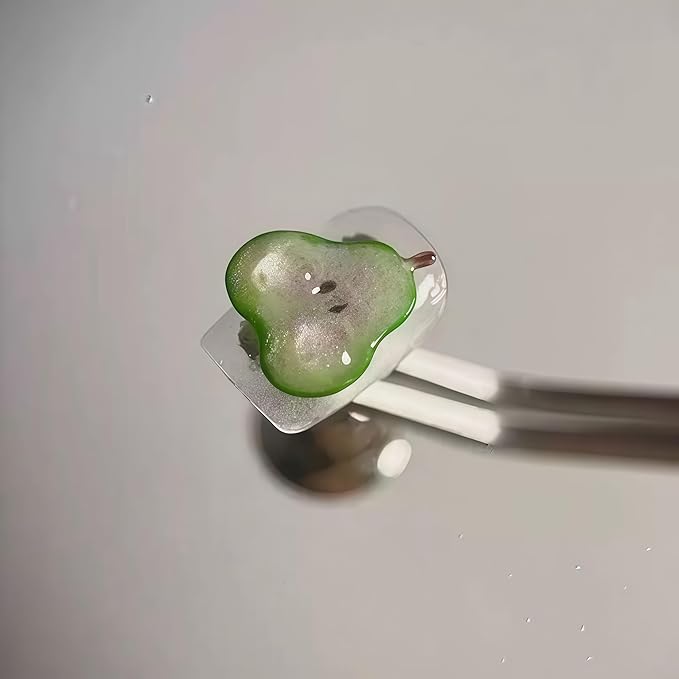 3D Fruit Slices Gel Nail Art Mold Arts Resin Apple Tail Molds for Accessories Supplies Pear Silicone Tools Nails Style