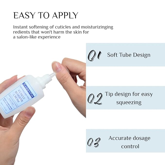 Cuticle Remover Gel - Cuticle Removal & Deep Hydration, Ideal for Prepping Press-Ons, Gel Nails & Dry Cuticles, Trusted by Manicurists & Nail Artists, 1 fl oz Cucumber Fresh (Clear)