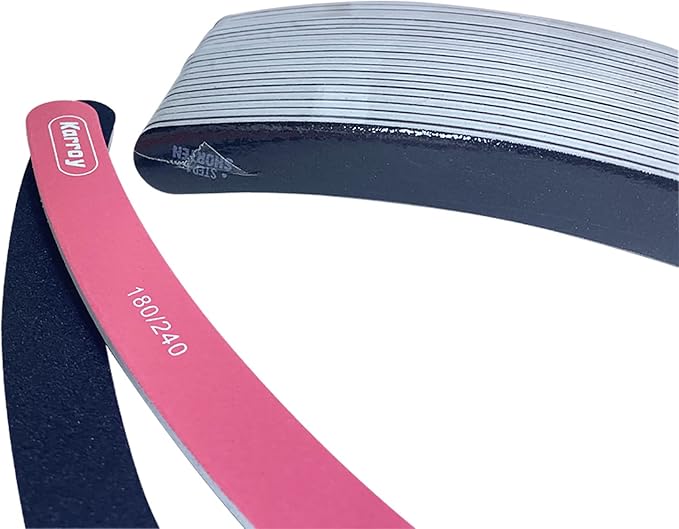 Nail File 20pcs Dual Sided Nail Files for Natural Nails Emery Boards Nail Filer for Acrylic Nail 180/240 Grit