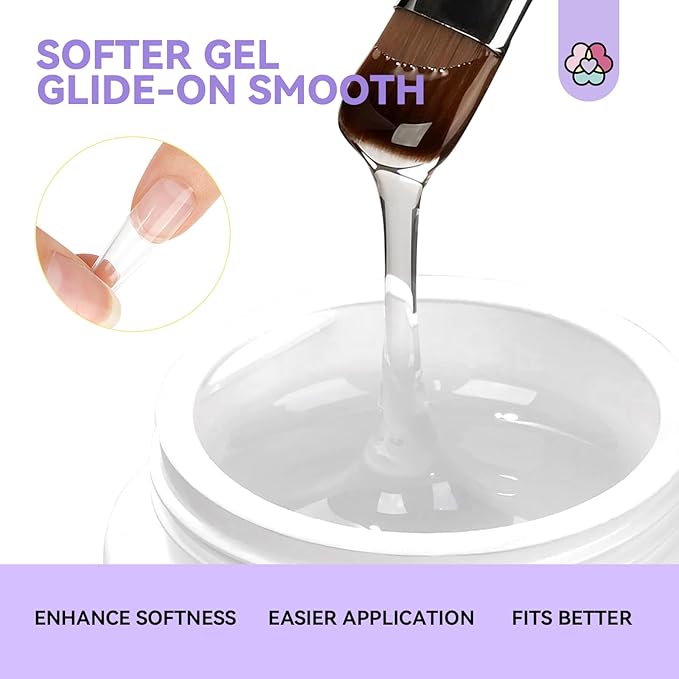 SAVILAND 30g Solid Nail Glue Gel: 30-Day Long Wear 2026 Gel Nail Glue Solid Gel Strong Adhesive for False Tips 3D Sculpture U V Nail Enthusiasts Home DIY
