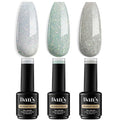 Dan's Nails – Rubber Base Gel Coat Set | Soak off UV/LED Lamp (Crystal Diamonds Trio)