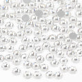 Beadsland Flat Back Crystal Rhinestones Round Gems for Nail Art and Craft Glue Fix, Crystal, 1.2-1.4mm, SS3/1440pcs