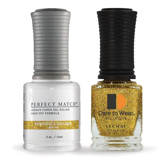 LeChat Perfect Match Gel Polish, Seriously Golden, 0.5 Fl Oz (PMS56)