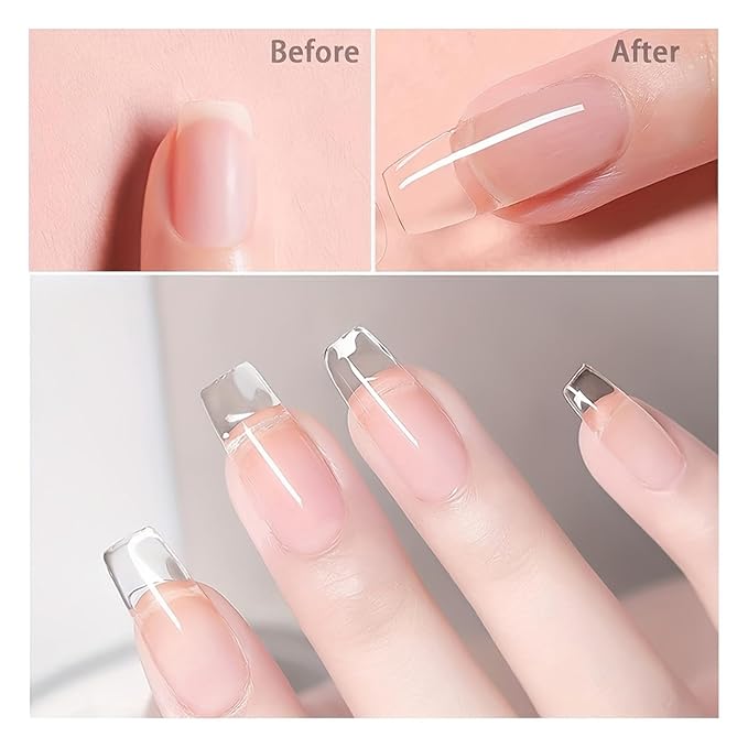 Shiny Nail Extension Gel,Poly Gel 6-Colors Set,New Upgrade Shiny Style Multiple Extension Poly GeL Nail Combinations Shine Your Life