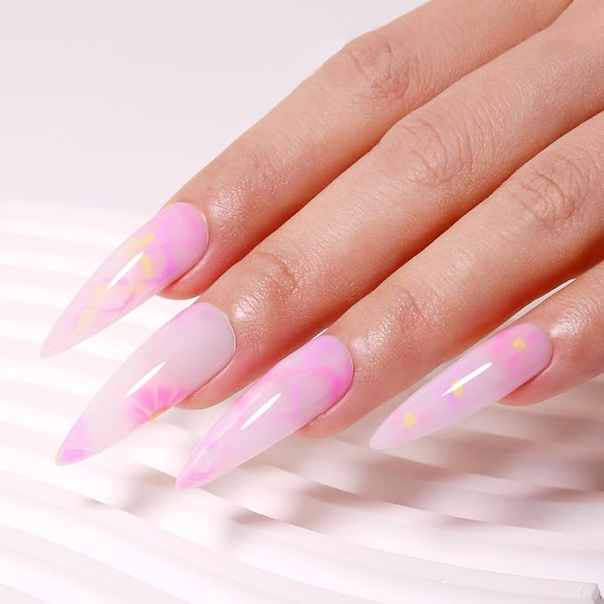 Blooming Gel, 15ML Clear Blooming Gel Nail Polish For Spreading Effect Marble Natural Stone Print Soak Off UV Led Blooming Nail Gel For DIY Color Flower Watercolor Magic Beauty