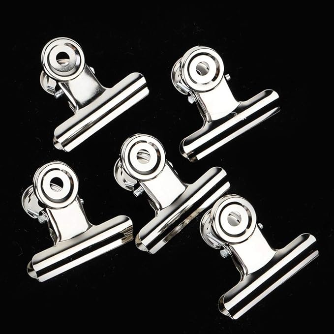 Nail Extension Clips, 5PCS Stainless Curve C Nail Curvature Pinching Clips Multi-functional Nail Art Accessories Metal Tools