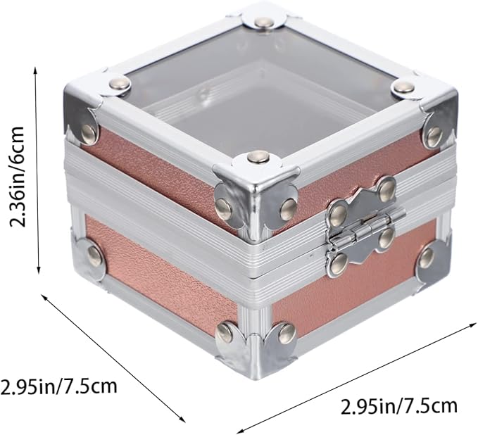 Angoily Nail Storage Box for Nail Drill Bits Nail Grinding Head Box Organizer Manicure Tool Display Case