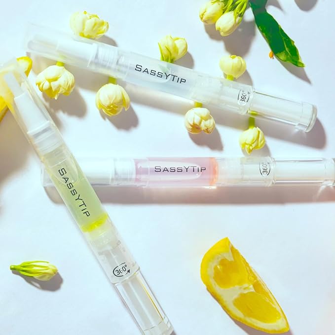 Cuticle & Nail Duo: 15-Second Softening Gel + Strengthening Oil Pen with Jojoba & Vitamin E for Healthy, Manicured Nails (Jasmine+Gel)