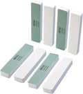 Nail Files and Buffers for Natural Nails Smooth and Polish Gel Surface Manicure Tools 2-Sided 8pcs 600/4000 Grit (C-Cuboid)