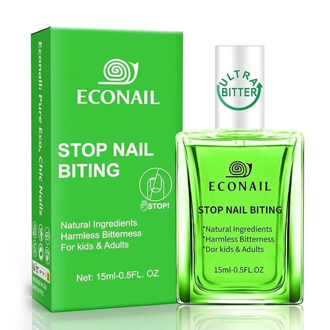 Nail Biting Treatment For Kids（Ultra Bitter）, Nail Biting Prevention, No bite Nail Polish, Thumb Sucking Deterrent For Ages3+, 0.5 fl oz (15ml)