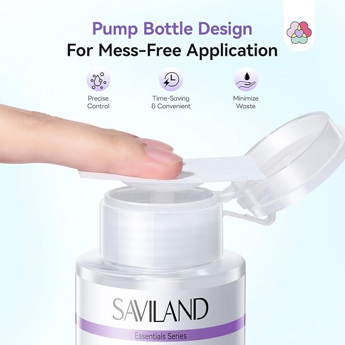 SAVILAND Slip Solution Kit for Poly Gel: 5.07fl.oz Large Anti-Stick Gel Liquid for Poly Gel, All-In-1 Nail Kit with Dual-Ended Nail Brush Dual Forms Dappen Dish for Beginners Nail Art Extension DIY
