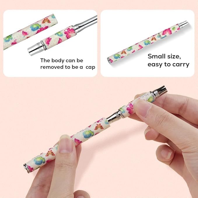 Nail Art Brushes Set Nail Art Design Pen Painting Tools with Nail Extension Gel Brush,Nail Polish Brush, Builder Nail Gel Brush, Nail Art Liner Brush for Salon Gift for Girls Women (Butterfly)