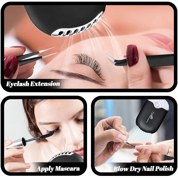 Lash Extension Kit for Beginners Lash Mannequin Head with Replaced Eyelids False Eyelashes Practice Eyelash Strips Facial Mister Tweezers Glue USB Fan Professional Set