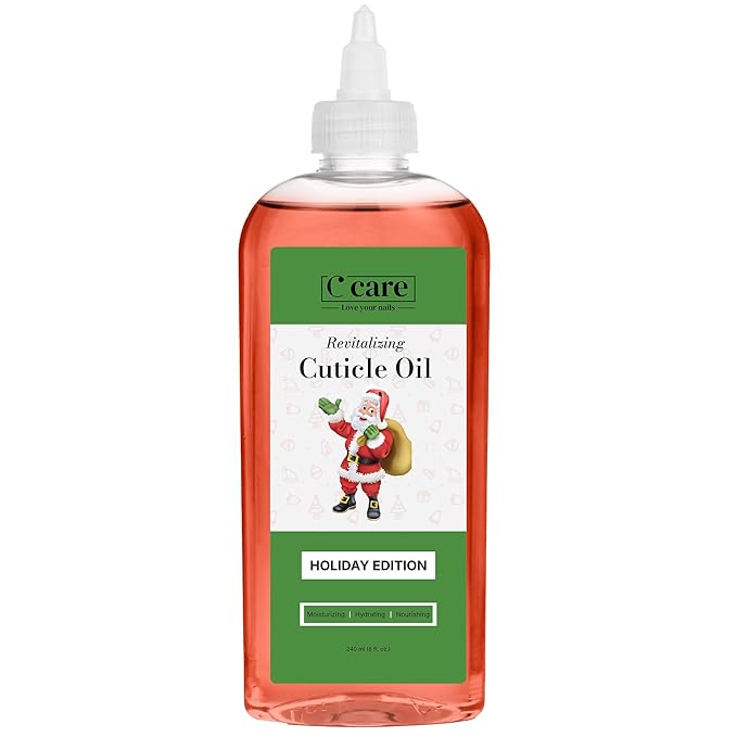 C CARE Holiday Edition Cuticle Oil For Nails - Repairs Cuticles Overnight - Moisturizes and Strengthens Nails and Cuticles