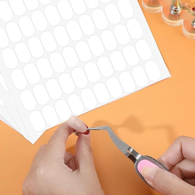 1200 Pcs Double Sided Nail Sticky Tack, Clear Nails Stand Sticky Tabs No Trace Poster Stickers for Festival Decoration Sticky Dot