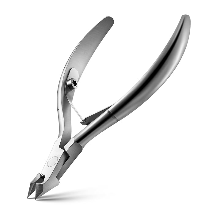 FVION Precision Cuticle Clippers – Professional Cuticle Trimmer and Dead Skin Remover, Sharp Stainless Steel Nail Tool for Manicure and Pedicure - 5mm