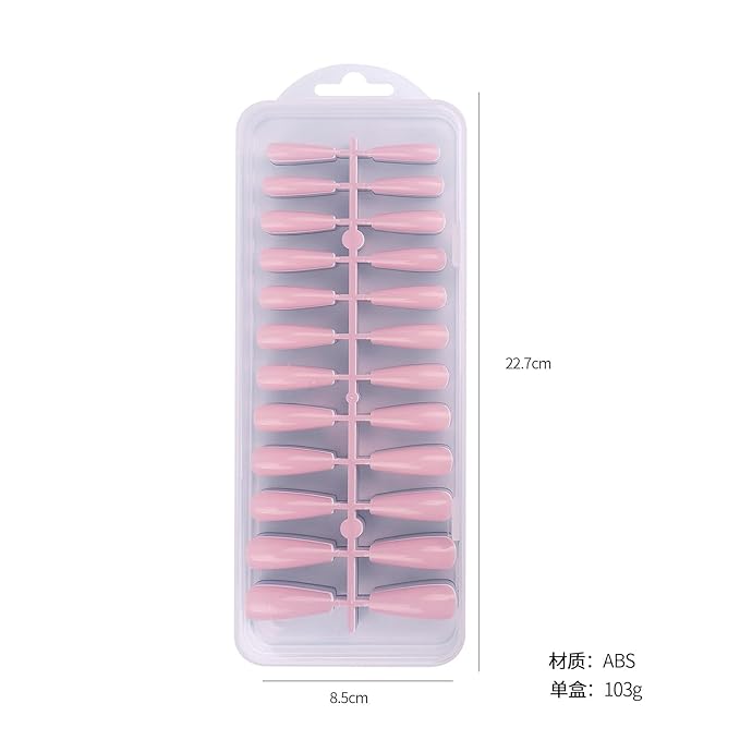240Pcs Coffin Press On Nails Solid Color Glossy Fakes Nails Ballerina Fake Nail Tips Long Full Cover Acrylic False Nails Black White Pink Blue Flake Nails Valentines Day Press On Nails For Women Girls