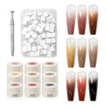 GAOY Ombre Gel Nail Polish Kit, 9 Colors UV LED Painting Gel with Sponges, Long-lasting Soak Off Pigmented Colors, Beginner Friendly Gradient & Aura Nail Art Set for Home & Salon Use