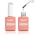 FZANEST Rubber Base Gel Polish Set 15ml*2pcs,5 IN 1 Builder Gel For Nails in a Bottle Kit,Nail Strengthener Gel, Extension Soak Off UV Gel Nail Polish