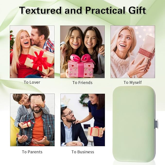 Manicure and Pedicure Kit, Manicure Kit, Nail Clipper Set, Manicure Set, Nail Clippers for Men Women,Travel Nail Clippers Kit, Personal Care Set, Grooming Kit Gifts for Women Friendsgiving(Sage Green)