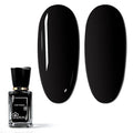 Black Nail Polish, 14 ML Quick Dry Nail Polish for Nail Art DIY Manicure at Home, Chip Resistant Nail Lacquer for Nail Art Varnish, Long Lasting, BOG136