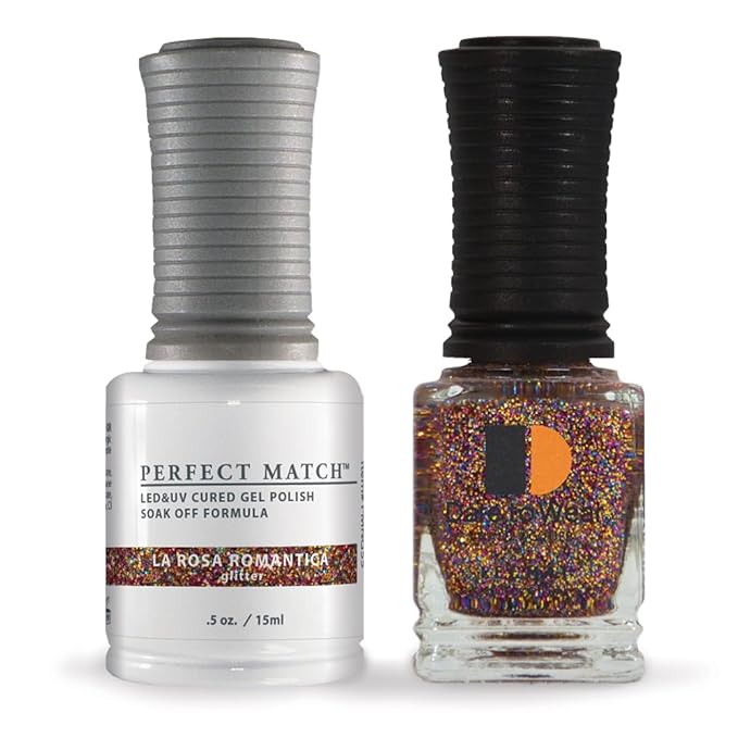 LECHAT Perfect Match Nail Polish, La Rosa Romantica, 0.500 oz