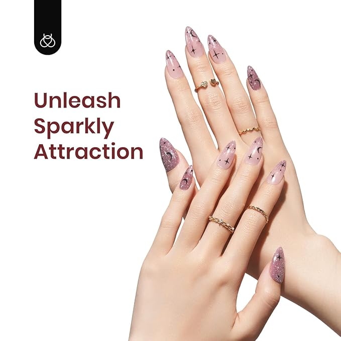 Beetles Glitter Gel Nail Polish, 6 Colors Holographic Sparkle Glitter Gel Polish Flash Diamond Sliver Gold Red Black UV LED Soak Off Manicure Gift for Women