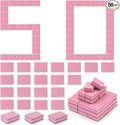 MelodySusie Mini Nail Buffer Block,100/180 Grit Double-Sided Sponge Nail File,Professional Nail Polishing Tools for Acrylic Nails and Natural Nails,50 Pieces（Pink）