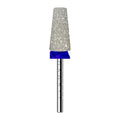 Makartt Electric Nail Drill Bits: Tapered Barrel Carbide Diamond Sanding Bit for Nail Prep Shaping, Upgrade Drill Tips with Cross Teeth & Dust-Proof Ring for Manicure Salon Cuticle Remove, M #150 Grit