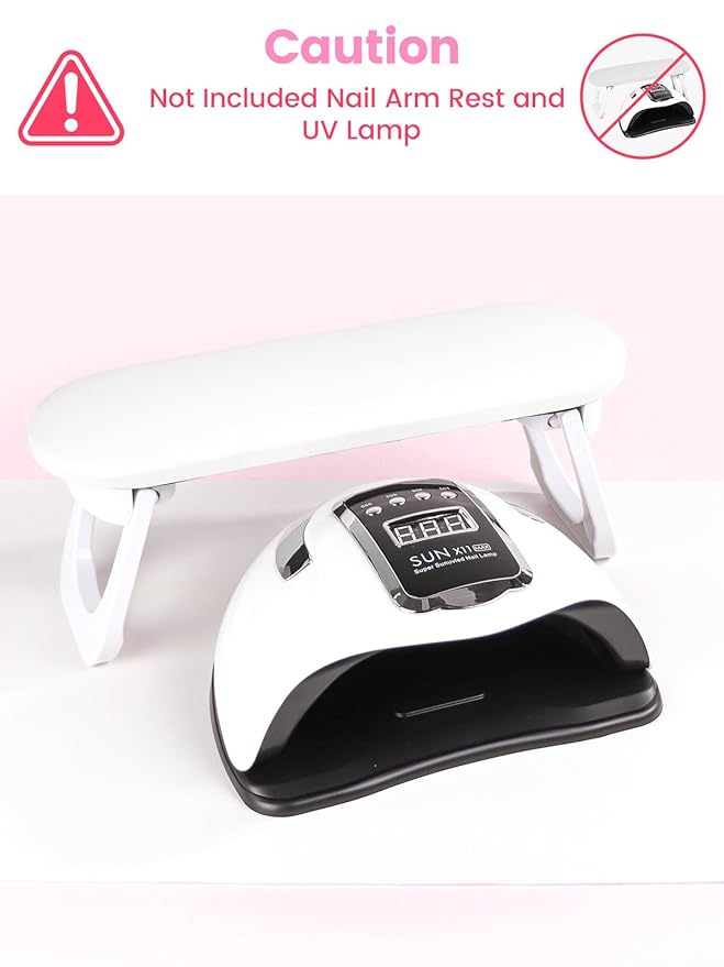 Nail Art Table Mat, (MAT ONLY) Foldable Nail Art Hand Rest Pad for Nail Arm Rest, Soft Microfiber PU Leather Nail Mat for Table, Manicure Mat Nail Table Pad Desk Mat for Nail Tech Must Haves - White
