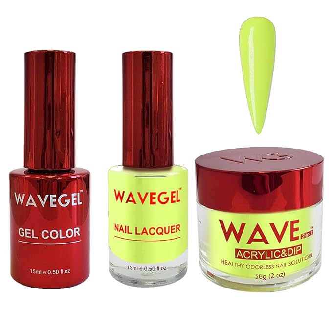 WAVEGEL Soak-Off Gel, Nail Lacquer & Acrylic/Dip Powder Matching Set - Queen Collection - #097 Cosmo Night