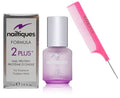yper N𝐚iltiqu𝐞𝐬 Formula 2 PLUS Nail Protein Treatment - Nail Booster for Excessive Problem Nails (w/SIeekshop Pink Comb) (FORMULA 2 PLUS (1/4 oz | 0.25 oz)