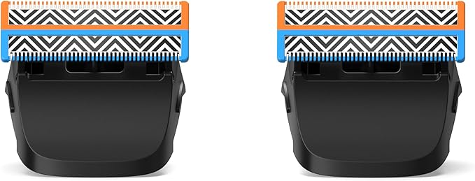 Replacement Heads – 2-Pack Genuine Blades for PIXRAZZ P1 Electric Trimmer, Durable Stainless Steel for Body, and Bikini Grooming