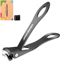 Toenail Clippers for Seniors, Angled Head Toe Nail Clippers for Thick Toenails, Wide Jaw Clippers, Ergonomic Anti-Splash Cutter, Upgraded Long Handled Toenail Clippers